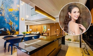 Hoa hậu Ngọc Diễm tự thưởng căn nhà Penthouse 243 m2 nhân dịp sinh nhật tuổi 34 