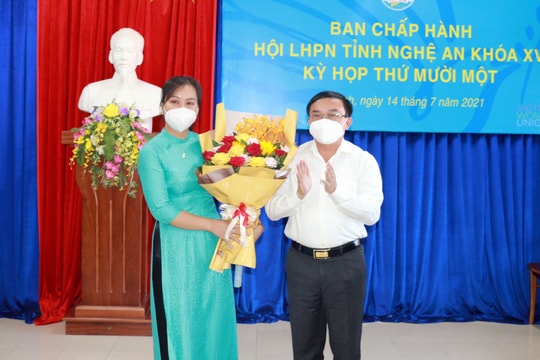 Hội Liên hiệp Phụ nữ tỉnh Nghệ An có tân Phó Chủ tịch 