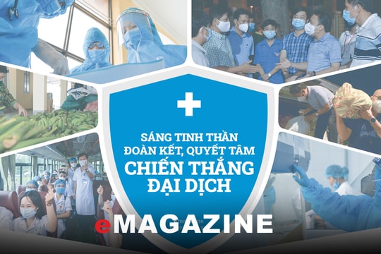 Sáng tinh thần đoàn kết, quyết tâm chiến thắng đại dịch