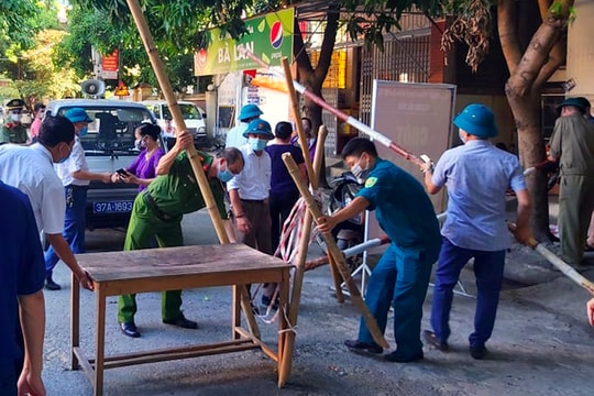 Thêm nhiều khu vực tại thành phố Vinh được dỡ phong tỏa