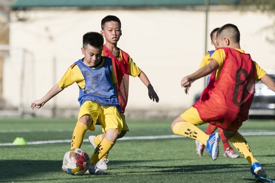 13 cầu thủ nhí đến từ các huyện xuất sắc trúng tuyển lò đào tạo SLNA