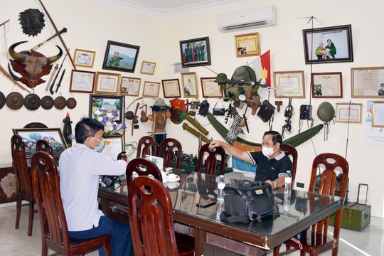 Bộ sưu tập kỷ vật chiến trường của một cựu chiến binh Nghệ An
