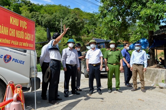 Kỳ Sơn đề xuất cách ly xã Chiêu Lưu để phòng, chống dịch Covid-19 