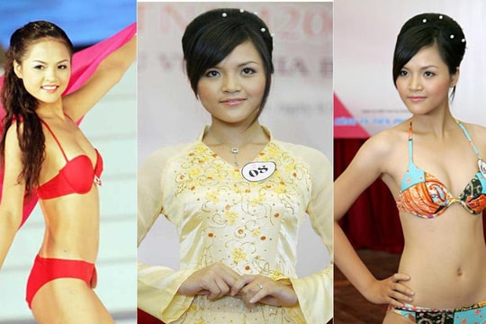 Nhan sắc của 'My sói' Thu Quỳnh khi thi Hoa hậu Việt Nam cách đây 13 năm