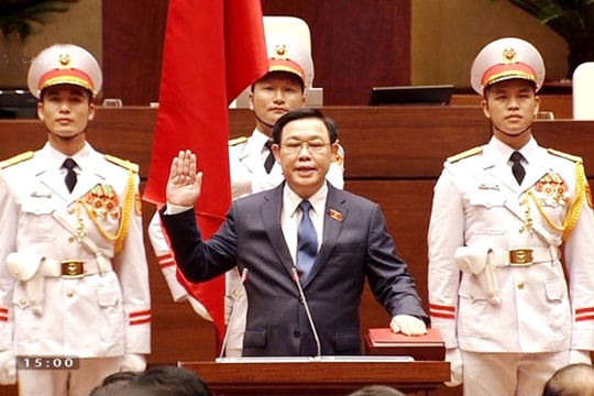 Ông Vương Đình Huệ được bầu tái cử chức vụ Chủ tịch Quốc hội khóa XV