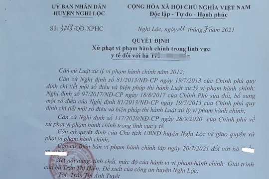 Phạt nữ quản lý quán karaoke 15 triệu đồng vì vi phạm phòng dịch