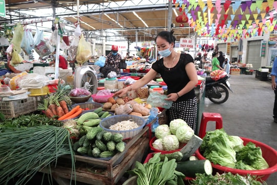 Nguồn cung giảm, giá rau xanh Nghệ An tăng nhẹ