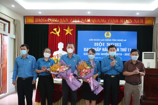 Liên đoàn Lao động tỉnh bầu bổ sung ủy viên Ban Thường vụ khóa XVIII