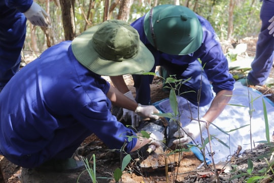 Đội quy tập của Nghệ An và hành trình tìm đồng đội trên đất bạn Lào 