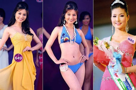 Trước khi thành minh tinh nổi tiếng, Diễm My 9X cũng từng chăm chỉ đi thi hoa hậu