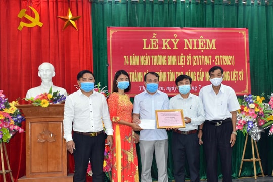 Tôn tạo, nâng cấp nghĩa trang liệt sĩ ở huyện Thanh Chương