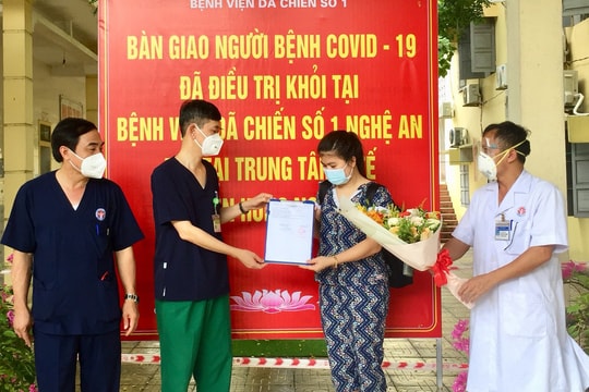 Chiều 26/7, Nghệ An không ghi nhận ca nhiễm mới Covid-19, thêm 5 bệnh nhân khỏi bệnh