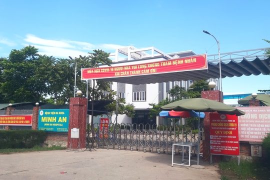 Tạm phong tỏa Bệnh viện Đa khoa Minh An sau khi xuất hiện 2 ca nhiễm Covid-19