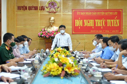 Quỳnh Lưu đề xuất giãn cách xã hội toàn huyện và cách ly xã hội 2 xã 