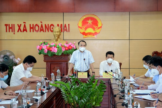 Cách ly xã hội xã Quỳnh Liên, thị xã Hoàng Mai do có 4 ca nhiễm Covid-19