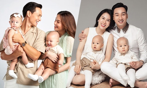 10 cặp song sinh đáng yêu của sao Việt