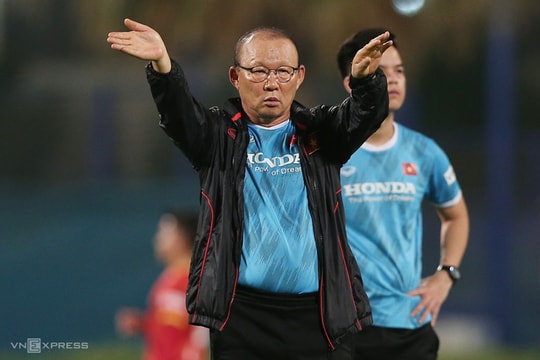 HLV Park Hang-seo: Các cầu thủ Việt Nam rất quyết tâm để thắng Trung Quốc
