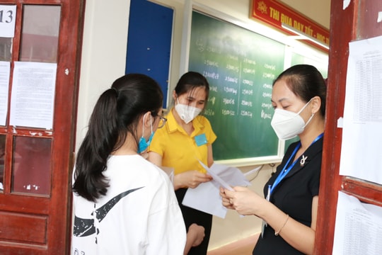 Thí sinh Nghệ An vượt gần 400 km tham dự Kỳ thi tốt nghiệp THPT đợt 2 tại Bắc Giang