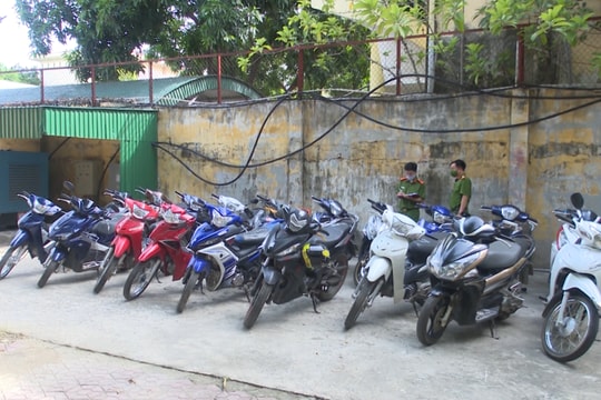 Video: Ổ nhóm gây ra 35 vụ trộm xe máy ở TP Vinh và các huyện, thị lân cận  sa lưới pháp luật 