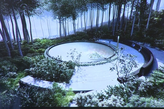 Video: Cận cảnh thiết kế Dự án Thác 9 tầng tại khu mộ bà Hoàng Thị Loan 