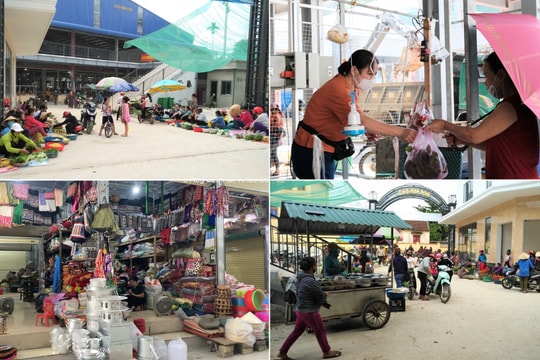 Chợ mới Kim Sơn - Quế Phong đi vào hoạt động