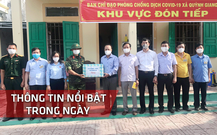 Nghệ An: Thông tin nổi bật ngày 7/8