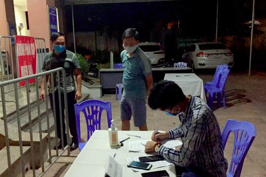 TP. Vinh xử phạt công dân đi từ TP. Hồ Chí Minh về không khai báo y tế
