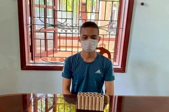 Xác minh làm rõ đối tượng nổ pháo gây náo loạn trên địa bàn thị xã Thái Hòa