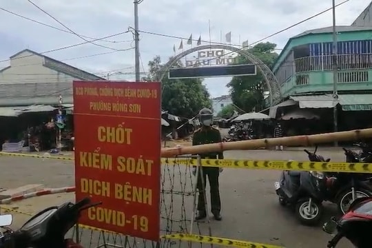 TP Vinh có 3 ca nhiễm Covid-19 liên quan đến chợ đầu mối