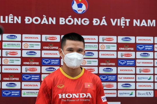 Tân binh Phạm Tuấn Hải bất ngờ vì được triệu tập lên đội tuyển