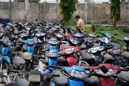 Thông báo truy tìm chủ sở hữu phương tiện bị tạm giữ quá thời hạn