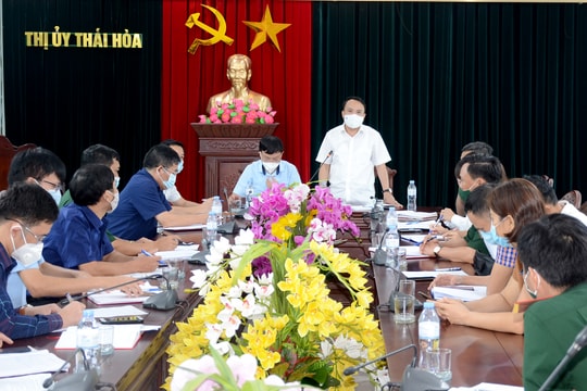 Giãn cách xã hội thị xã Thái Hòa theo Chỉ thị 15 từ 18h ngày 17/8