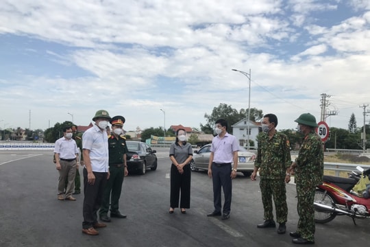 Thị xã Cửa Lò lập 4 chốt kiểm soát ra vào khi thực hiện Chỉ thị 16