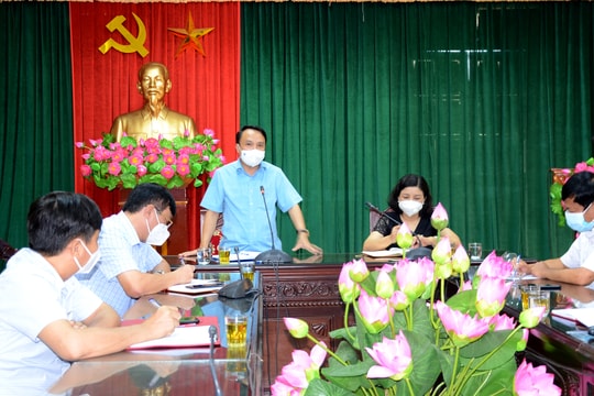 Huyện Nam Đàn thực hiện cách ly xã hội theo Chỉ thị 16 từ 12h ngày 19/8