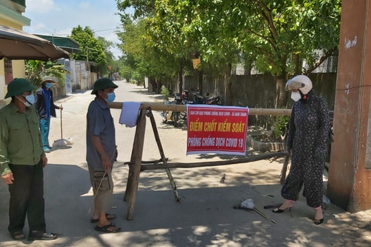 Ngày đầu Yên Thành thực hiện cách ly xã hội theo Chỉ thị 16