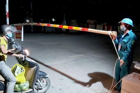 Trắng đêm không rời vị trí ở điểm chốt dịch Yên Thành