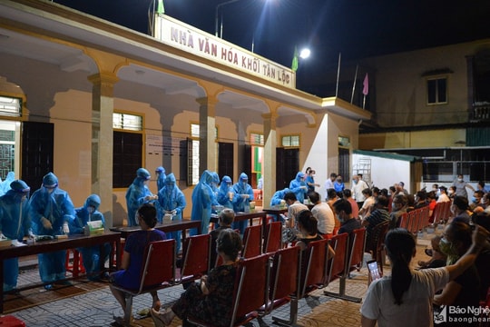 TP. Vinh lên kế hoạch test nhanh Covid-19 cho gần 100.000 dân