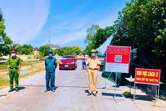 7 xã của Yên Thành áp dụng biện pháp 'ai ở đâu ở yên đó' từ 12h ngày 24/8