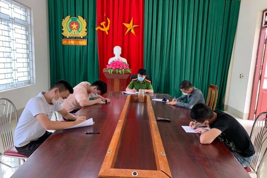 Đề xuất phạt 60 triệu đồng 4 thanh niên tụ tập ăn nhậu trong thời gian thực hiện Chỉ thị 16