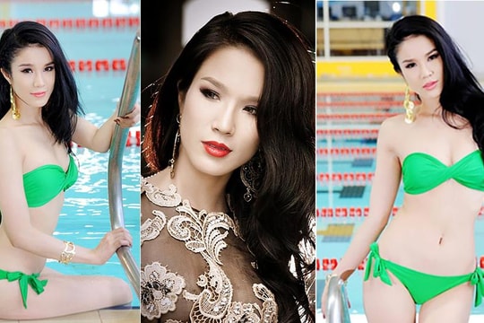 Nhan sắc nóng bỏng của Diệp Lâm Anh thuở đi thi hoa hậu 