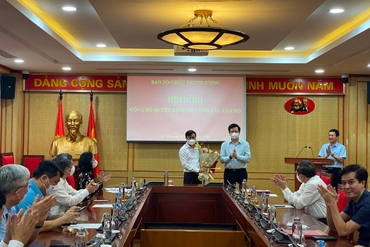 Công bố quyết định nhân sự Ban Tổ chức Trung ương