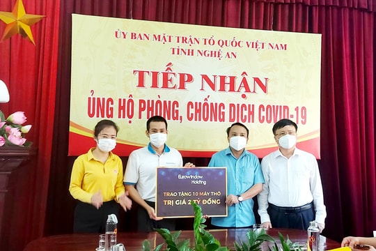 Nghệ An: Hơn 145 tỷ đồng ủng hộ công tác phòng, chống dịch Covid-19