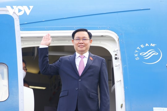 Chủ tịch Quốc hội Vương Đình Huệ lên đường dự Hội nghị các Chủ tịch Quốc hội thế giới tại Áo