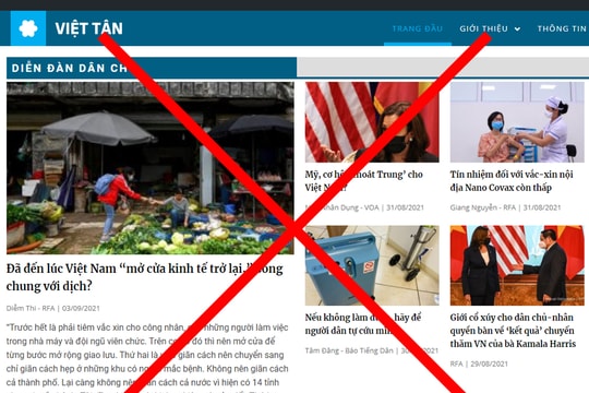 ‘Nội công, ngoại kích’ - thủ đoạn nguy hiểm chống phá công tác phòng, chống dịch Covid-19