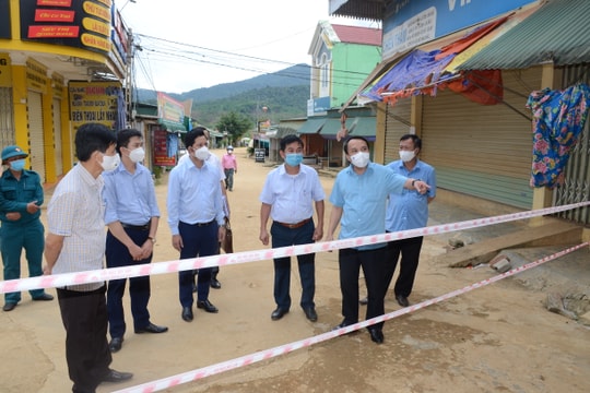 Cách ly xã hội theo Chỉ thị 16 đối với xã Tri Lễ, huyện Quế Phong