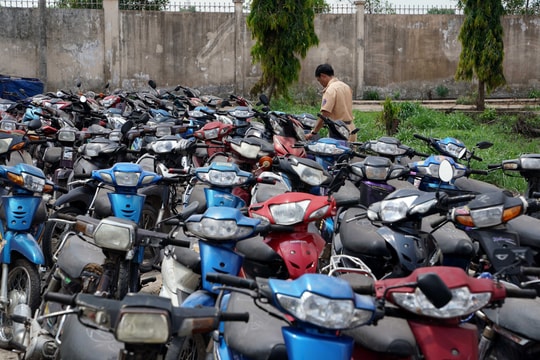 Thông báo truy tìm chủ sở hữu phương tiện bị tạm giữ quá thời hạn