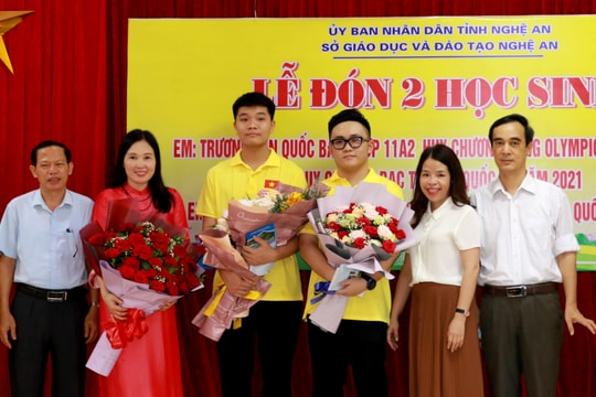 Nghệ An trích hơn 2 tỷ đồng khen thưởng giáo viên, học sinh đạt giải cao tại các cuộc thi