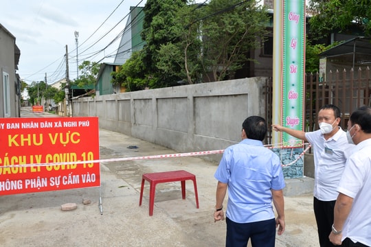 Chiều 15/9, Nghệ An ghi nhận 4 ca nhiễm Covid-19 mới, là F1 đã cách ly từ trước