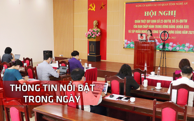 Nghệ An: Thông tin nổi bật ngày 16/9