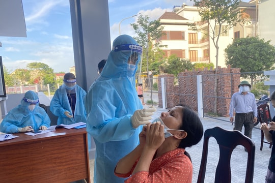 TP Vinh lần thứ 6 lấy mẫu xét nghiệm diện rộng để tìm F0